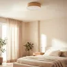 plafonnier-applique-rond-50cm-coton-raphia-triple-ampoules-e27
