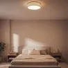 plafonnier-applique-rond-50cm-coton-raphia-triple-ampoules-e27