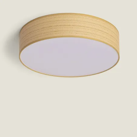 plafonnier-applique-rond-50cm-coton-raphia-triple-ampoules-e27