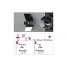 Applique solaire LED 1000 lm avec détecteur de mouvement IP65 - LESLA 3000K