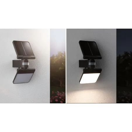 Applique solaire LED 1000 lm avec détecteur de mouvement IP65 - LESLA 3000K