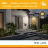 Applique solaire LED 1000 lm avec détecteur de mouvement IP65 - LESLA 3000K
