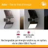 Applique solaire LED 1000 lm avec détecteur de mouvement IP65 - LESLA 3000K