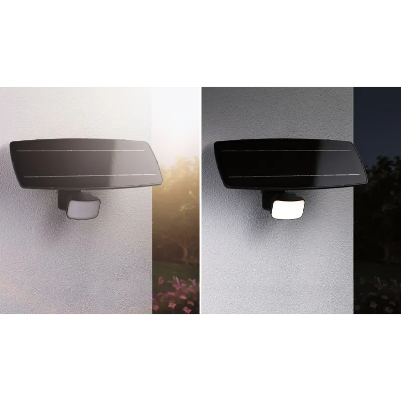 Applique projecteur solaire FLOTAS 700 lm IP65 détecteur de mouvement