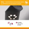 Borne solaire ILIAS 100 lm avec détecteur de mouvement IP44 3000K
