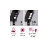 Borne solaire SOLEY 100 lm détecteur de mouvement IP44 anthracite