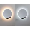 Miroir lumineux LED MIRO noir mat 500 lm IP44 Tunable White salle de bain