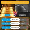 Éclairage solaire d'escalier LED extérieur – Balisage marche jardin IP65 automatique