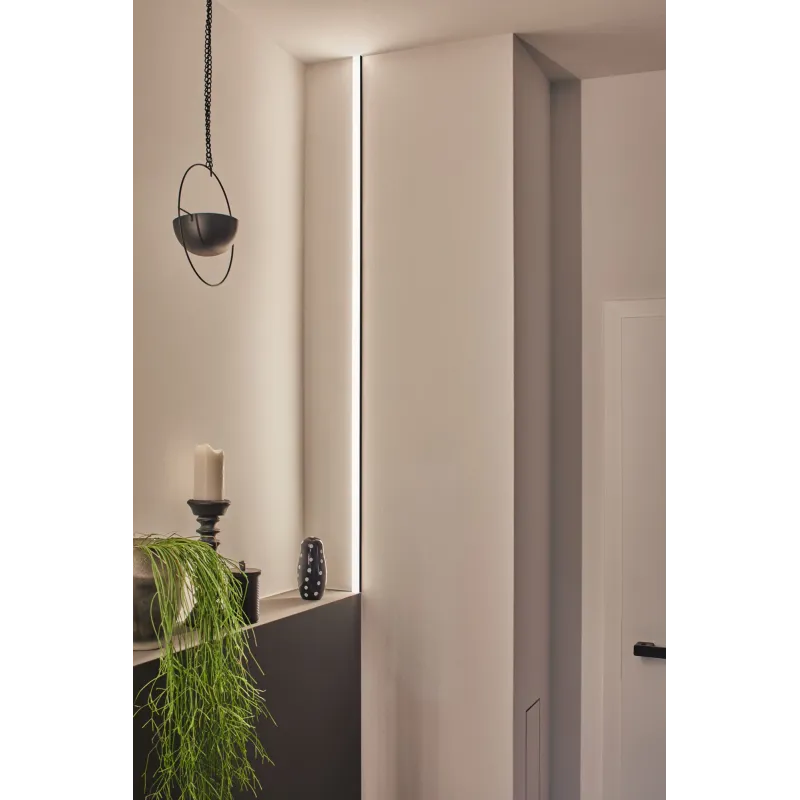 Profilé de strip LED Square 1m Noir