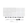 Kit 5 Carreaux LED RGBW LumiTiles 10x10 cm Zigbee IP44 – Carrelage lumineux connecté pour salle de bain et cuisine