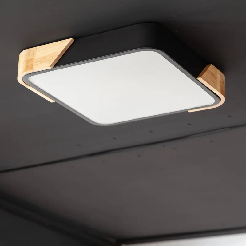 plafonnier-led-18w-cct-40cm-3000k-4000k-6000k-bois-et-metal-noir