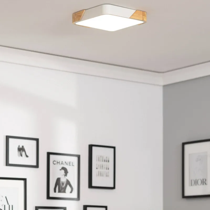 plafonnier-led-18w-cct-40cm-3000k-4000k-6000k-bois-et-metal-blanc