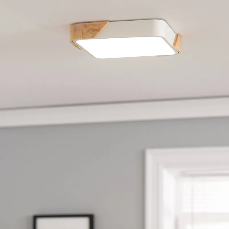 plafonnier-led-18w-cct-40cm-3000k-4000k-6000k-bois-et-metal-blanc