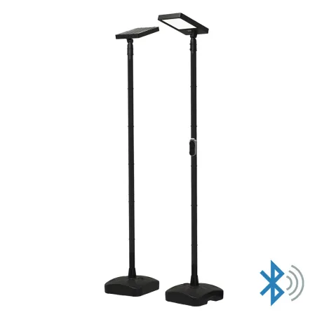 Lampadaire LED solaire Bluetooth 250 cm 2800 lm 3CCT avec détecteur PIR et télécommande IP65