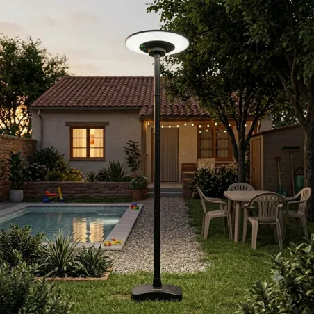 tete-de-mat-led-solaire-3cct-2800lm-capteur-pir-telecommande-ip65