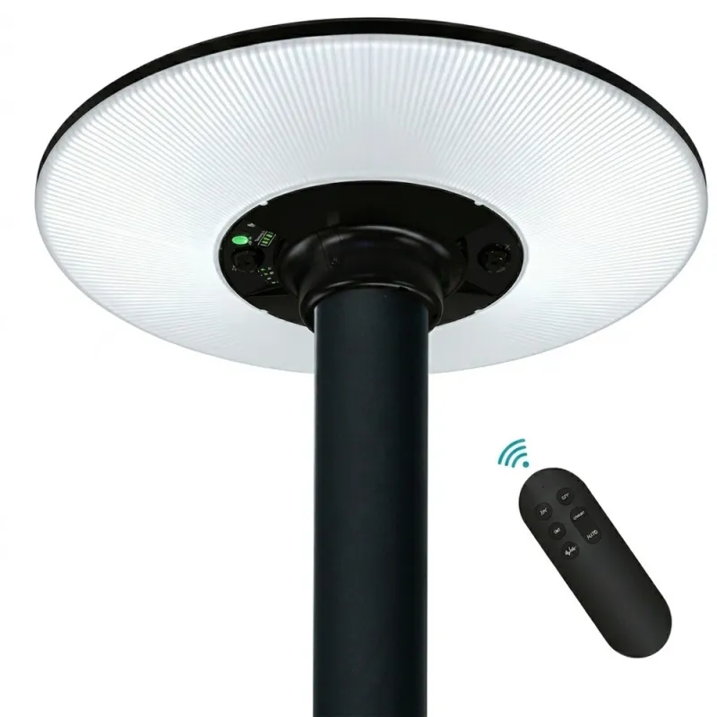 tete-de-mat-led-solaire-3cct-2800lm-capteur-pir-telecommande-ip65
