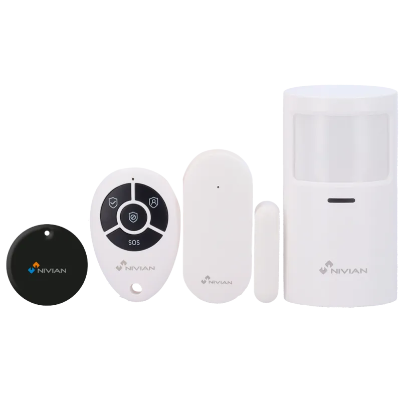 Kit alarme Wi-Fi sans fil Tuya RFID 433 MHz | Alarme maison connectée