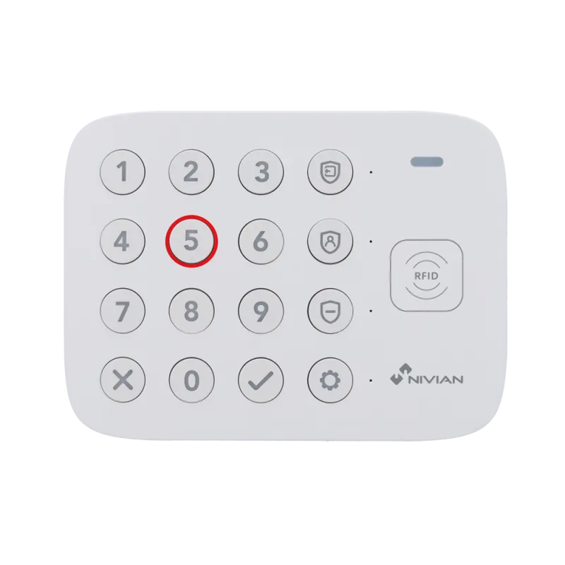 Kit alarme Wi-Fi sans fil Tuya RFID 433 MHz | Alarme maison connectée