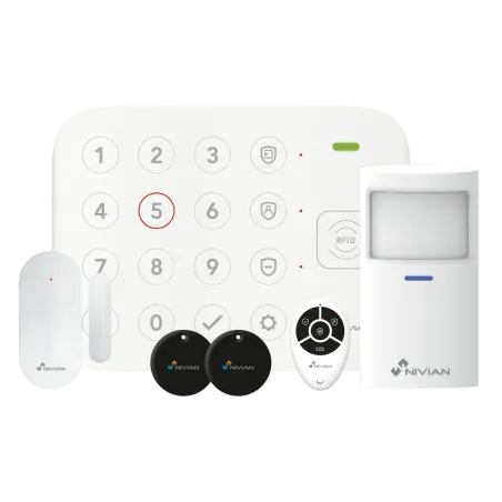 Kit alarme Wi-Fi sans fil Tuya RFID 433 MHz | Alarme maison connectée