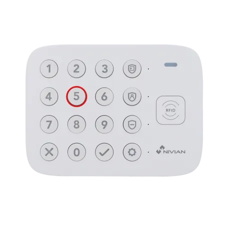 Kit alarme Wi-Fi sans fil Tuya RFID 433 MHz | Alarme maison connectée