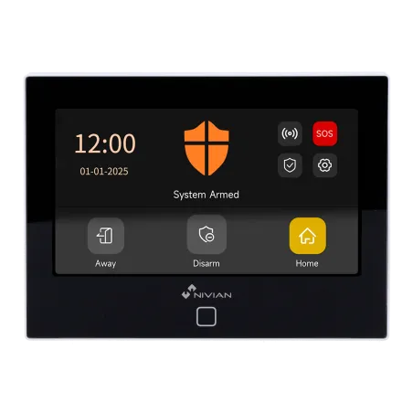 Kit d'alarme WiFi Smart GSM 4G sans fil 433 MHz avec clavier tactile – Contrôle Tuya & RFID