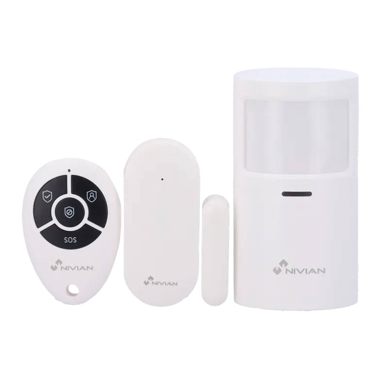 Kit d'alarme WiFi Smart GSM 4G sans fil 433 MHz avec clavier tactile – Contrôle Tuya & RFID
