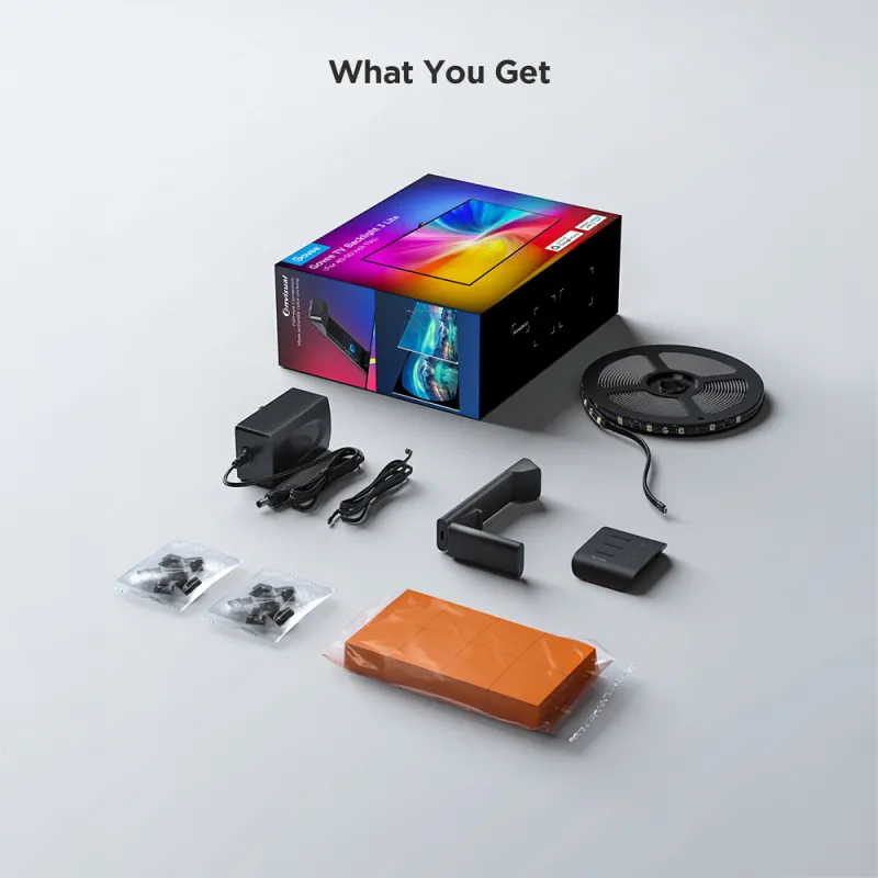 Kit Ambilight TV 50 pouces avec caméra | Éclairage LED intelligent RGBIC