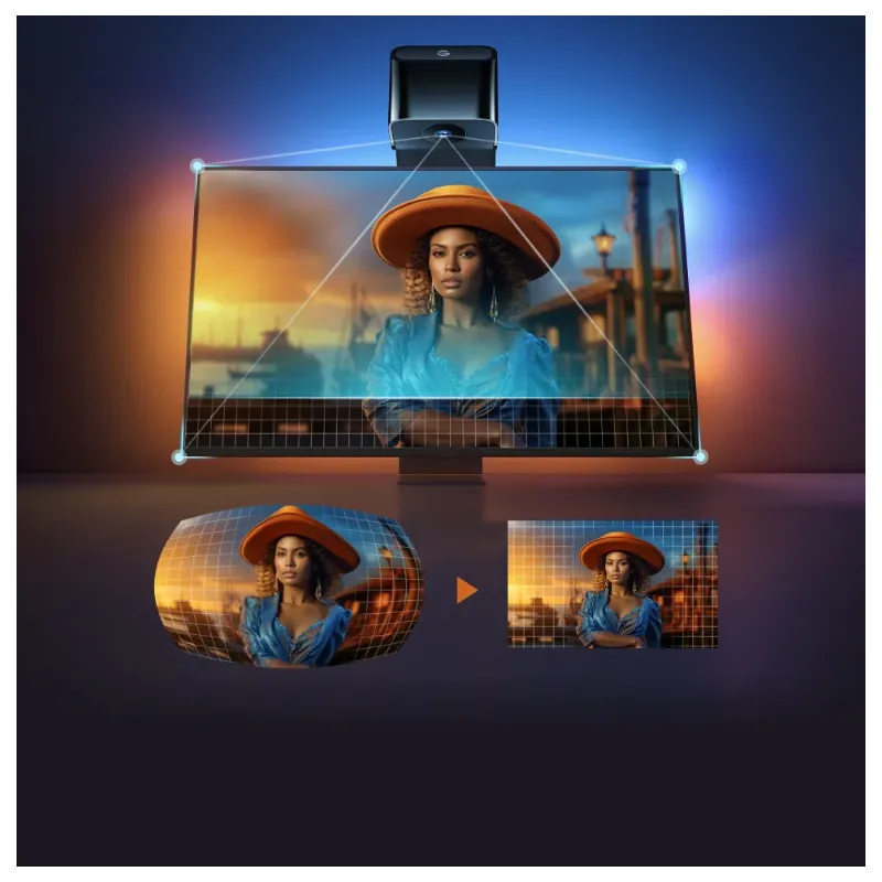 Kit Ambilight TV 85 pouces avec caméra | Éclairage LED intelligent RGBIC