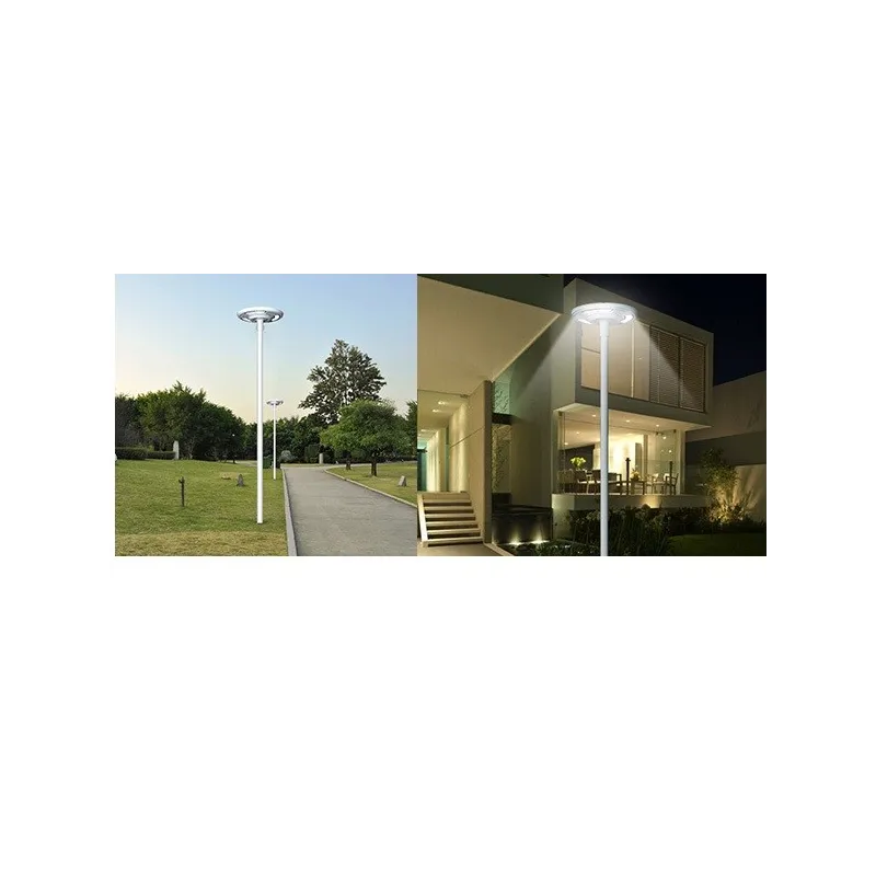 eclairage solaire panneaux 20w-montage sur mat 60mm-15w led-1500 lumens ip65-parking allée jardin