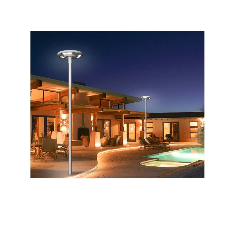 eclairage solaire panneaux 20w-montage sur mat 60mm-15w led-1500 lumens ip65-parking allée jardin