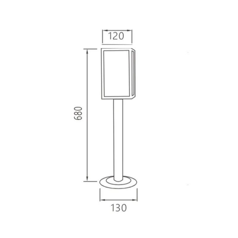 borne-noire-68cm-potelet-balisage-exterieur-culot-e27-ip44220v-cage-moderne