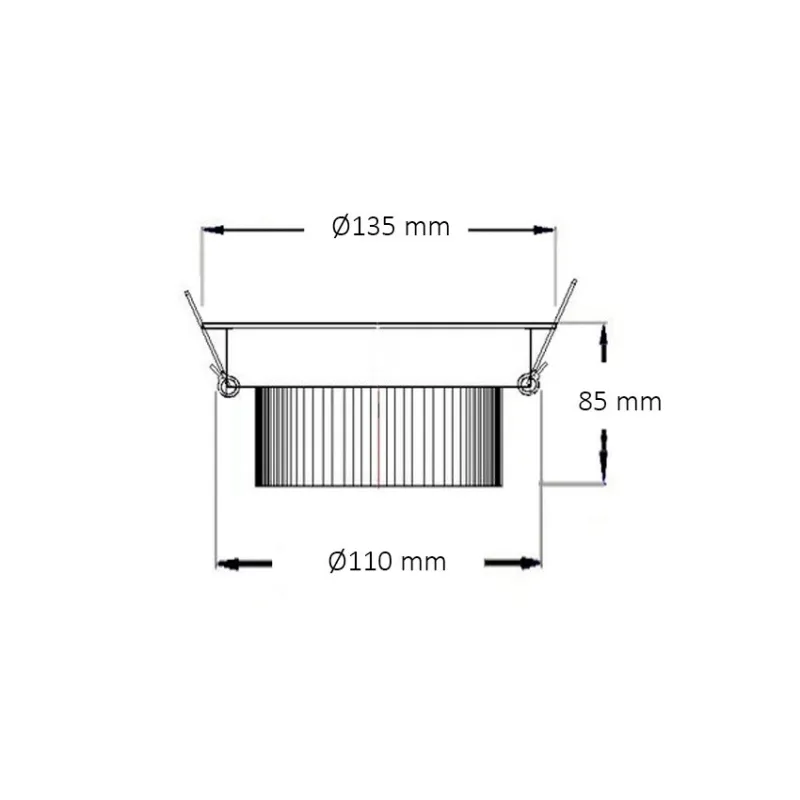 downlight led blanc encastrable 15w-1200 lumens-3000k-4000k-6000k