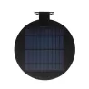applique solaire disque 25cm noire ip65 detecteur de mouvement 8m-led -300 lumens 3000k-4000k-6000k