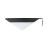 applique solaire disque 25cm noire ip65 detecteur de mouvement 8m-led -300 lumens 3000k-4000k-6000k