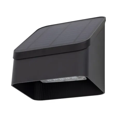 applique solaire noire ip65 detecteur de mouvement 8m-led -190 lumens 3000k-4000k-6000k