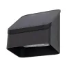 applique solaire noire ip65 detecteur de mouvement 8m-led -190 lumens 3000k-4000k-6000k