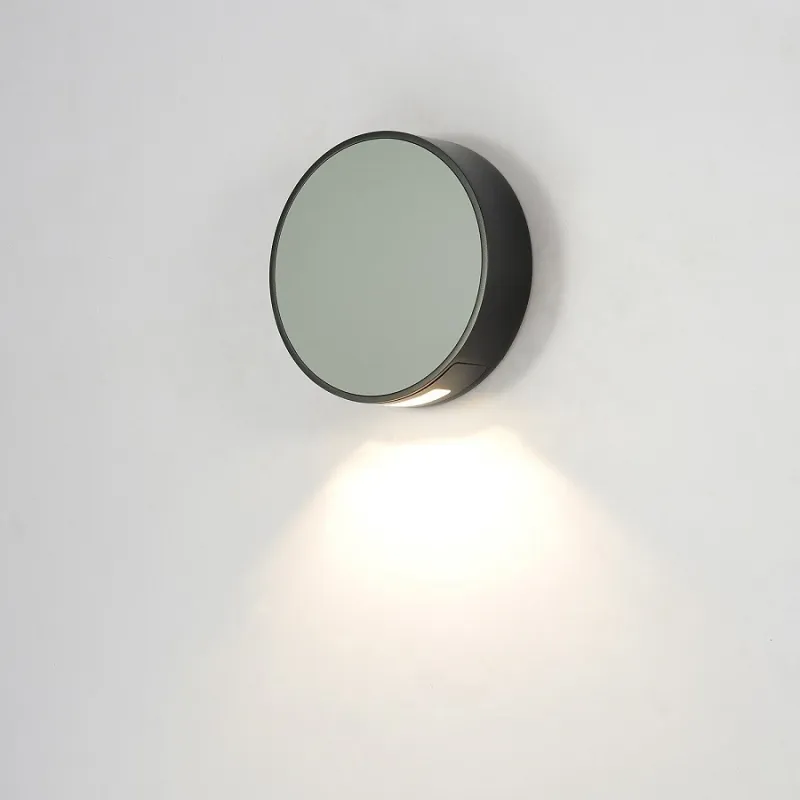 applique-exterieur-balisage-led-6w-250-lumens-3000k-rond-gris-mural-ip44