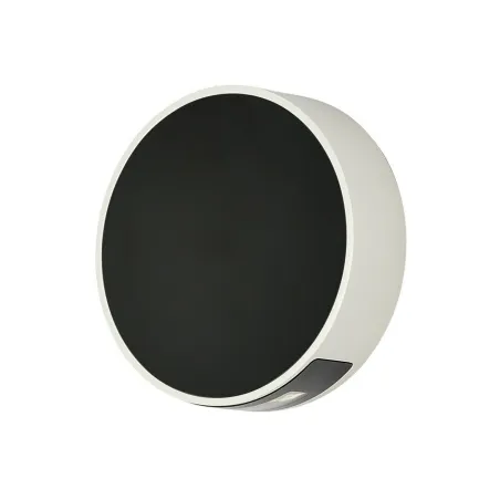 applique exterieur balisage led 6w-250 lumens 3000k rond noir mural ip44