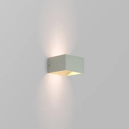 applique-led-grise-cubique-eclairage-haut-et-bas-6w-400-lumens-3000k