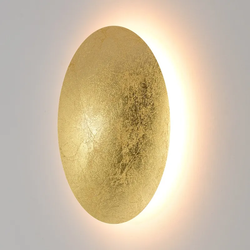 applique-led-rond-effet-dore-diametre-260mm-eclairage-indirect-18w-1200-lumens-3000k-dorrure-feuille-d-or