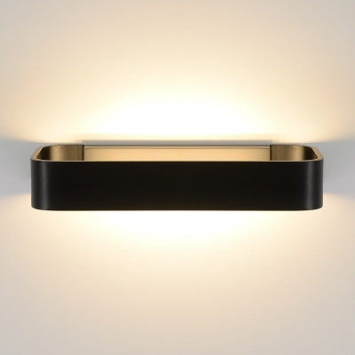 applique-led-noire-30cm-eclairage-haut-et-bas-9w-480-lumens-3000k
