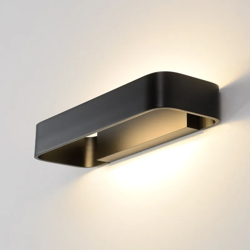 applique-led-noire-30cm-eclairage-haut-et-bas-9w-480-lumens-3000k