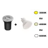 spot de sol led 6w exterieur etanche ip67 spot gu10 12v piscine jardin rocaille BERG DL-35O