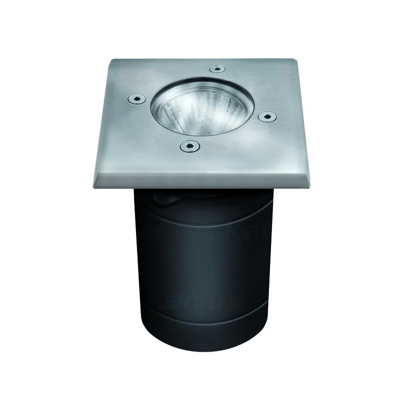 spot de sol carre led 6w exterieur etanche ip67 spot gu10 24v piscine jardin rocaille BERG DL-35L