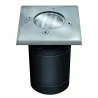 spot de sol carre led 6w exterieur etanche ip67 spot gu10 24v piscine jardin rocaille BERG DL-35L
