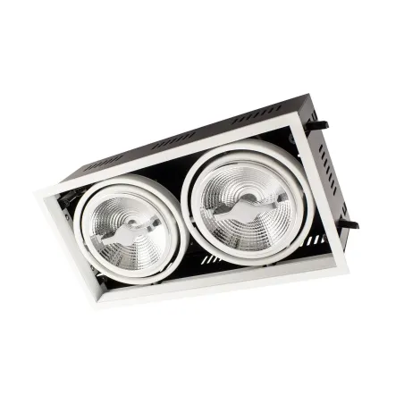 downlight luminaire encastrable 315x155mm double orientable 30w led dimmable 3000k-4000k-5500k