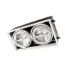 downlight luminaire encastrable 315x155mm double orientable 30w led dimmable 3000k-4000k-5500k