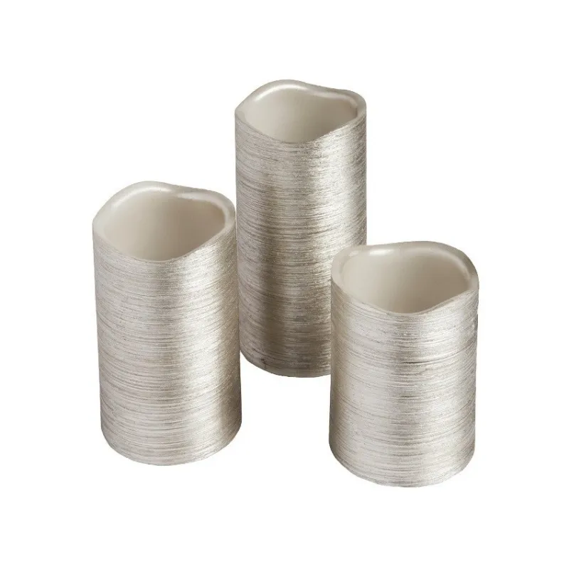 kit-de-3-bougies-argent-a-led-a-piles-flamme-blanc-chaud