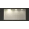 Spot Encastrable led carré cadre blanc 18w-1400 lumens ip20
