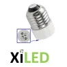Adaptateur culot ampoule GU10-E14